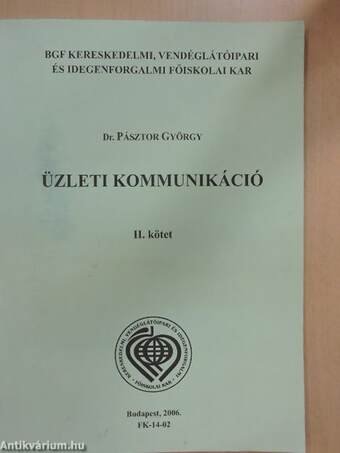 Üzleti kommunikáció II.