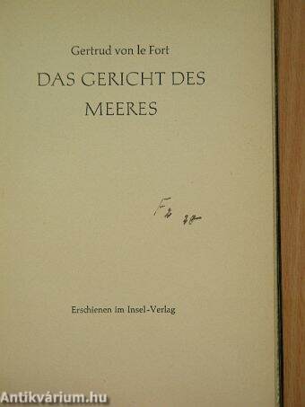 Das Gericht des Meeres