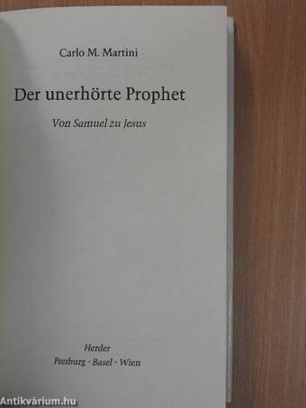 Der unerhörte Prophet