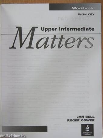 Matters - Upper Intermediate - Workbook