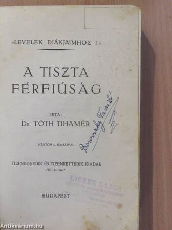 A tiszta férfiúság