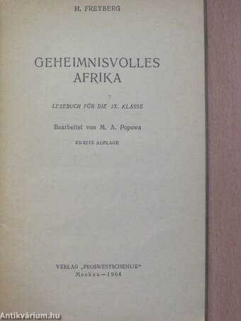 Geheimnisvolles Afrika