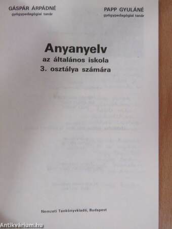 Anyanyelv 3.