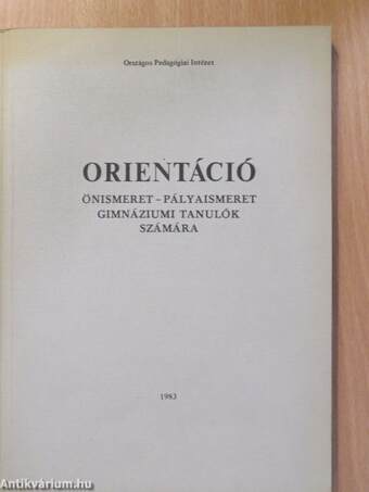 Orientáció (dedikált példány)