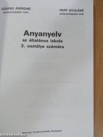 Anyanyelv 3.