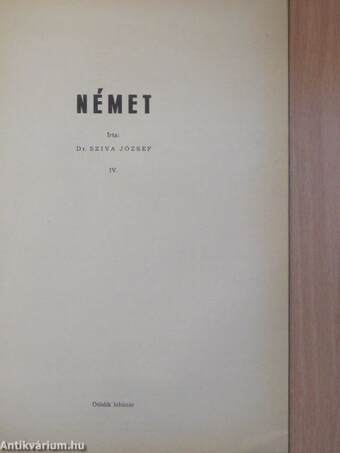 Német IV.