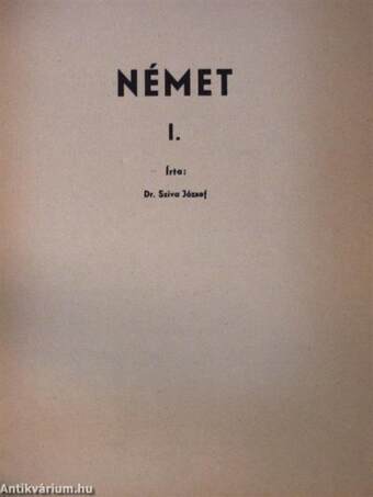 Német I.