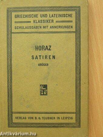 Satiren und episteln I-II.