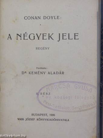 A négyek jele I-II.