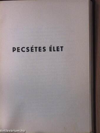 Elfogyott a föld alóla/Pecsétes élet