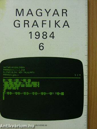 Magyar Grafika 1984/6.