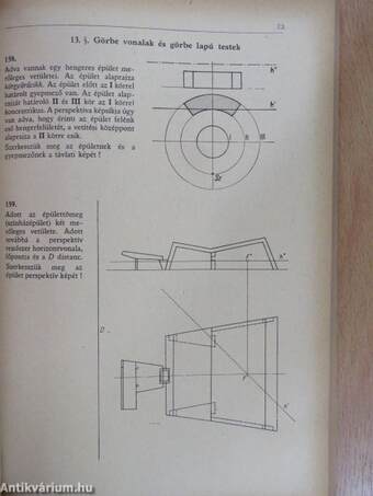 Ábrázoló geometriai példatár