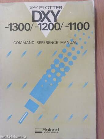 X-Y Plotter DXY -1300/-1200/-1100