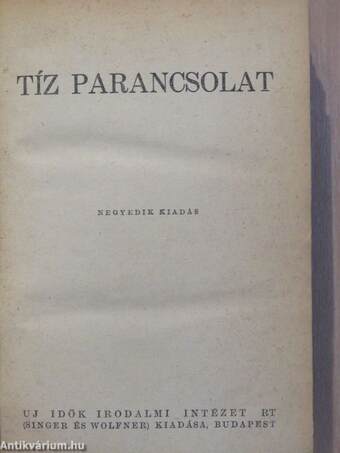 Tíz parancsolat