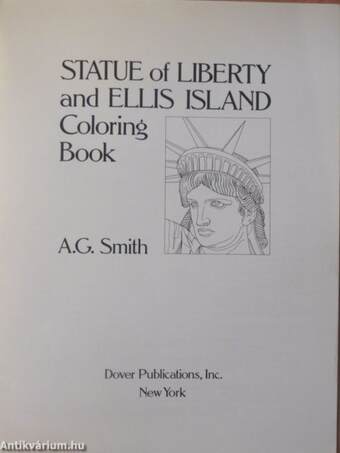 Statue of Liberty and Ellis Island Coloring Book