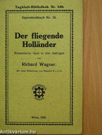 Der fliegende Holländer