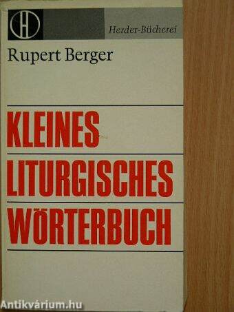 Kleines liturgisches Wörterbuch