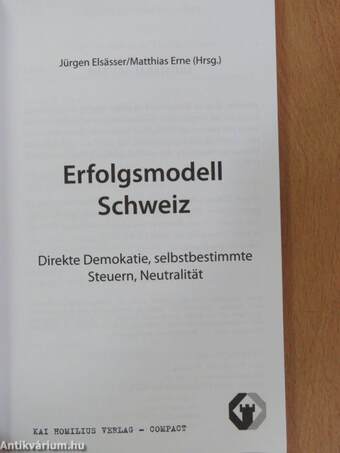 Erfolgsmodell Schweiz