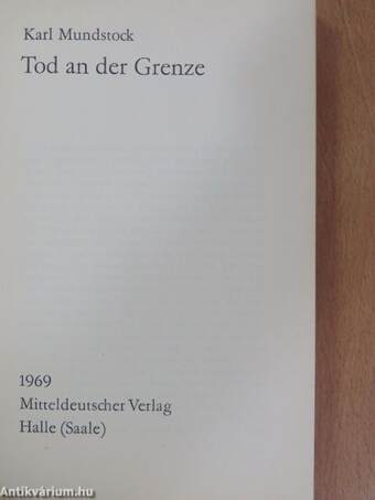 Tod an der Grenze