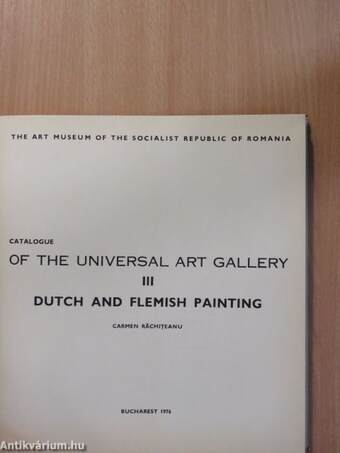 Catalogue of the Universal Art Gallery III.