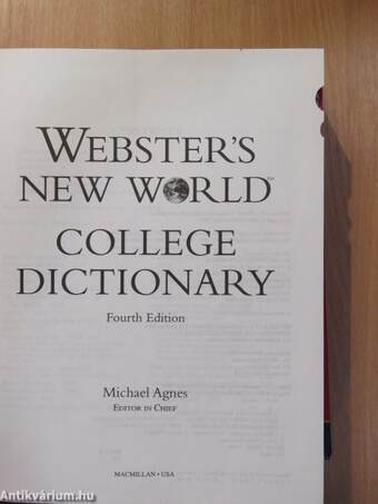 Webster's New World College Dictionary