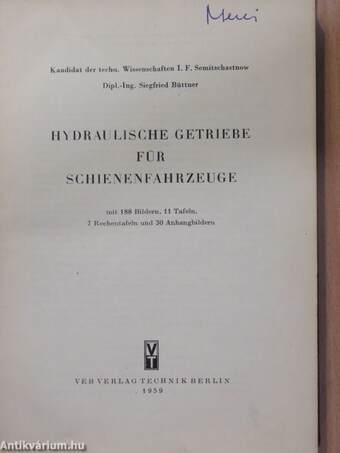 Hydraulische getriebe für Schienenfahrzeuge