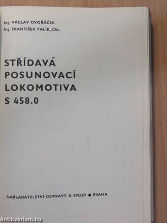 Strídavá posunovací lokomotiva S 458.0