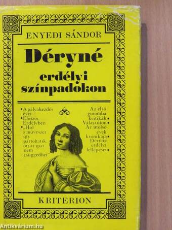 Déryné erdélyi színpadokon (dedikált példány)