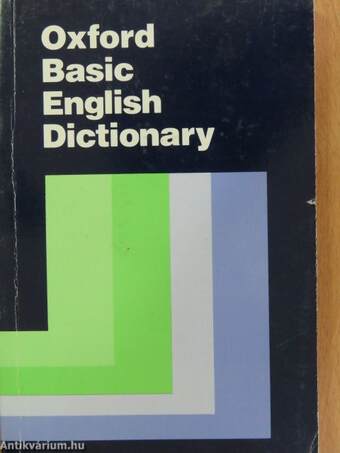 Oxford Basic English Dictionary