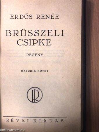 Brüsszeli csipke I-II. (aláírt példány)