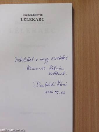 Lélekarc (dedikált példány)