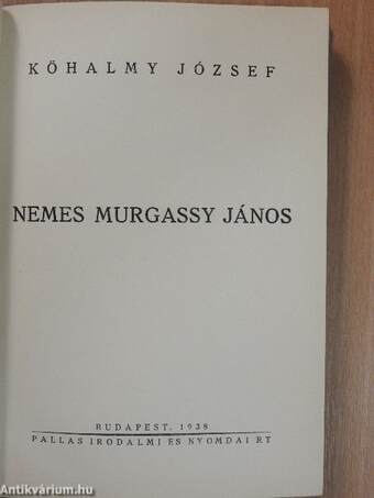 Nemes Murgassy János