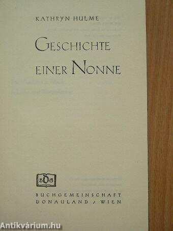 Geschichte einer Nonne