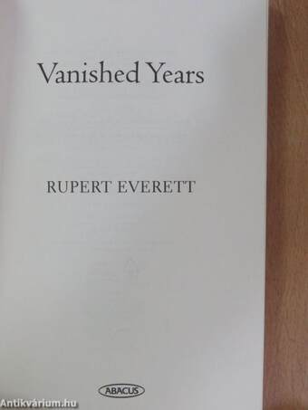 Vanished Years