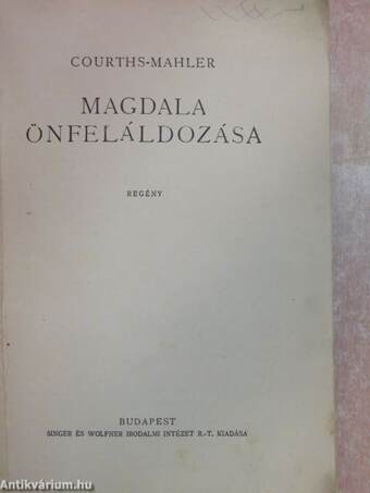 Magdala önfeláldozása