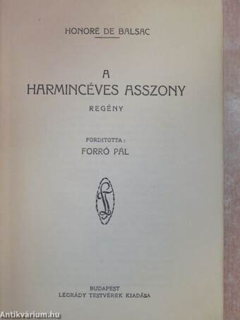 A harmincéves asszony