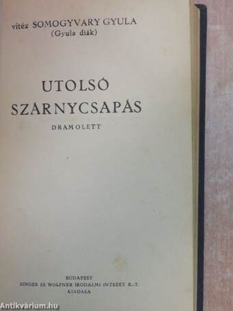 Idők sodrában/Utolsó szárnycsapás/A virágember/A fiú nem üthet vissza/Éjfél után