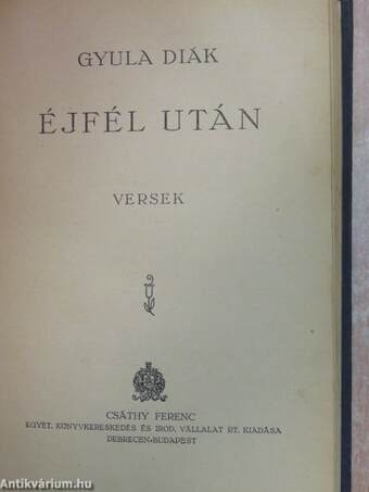 Idők sodrában/Utolsó szárnycsapás/A virágember/A fiú nem üthet vissza/Éjfél után