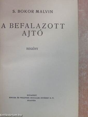 A befalazott ajtó