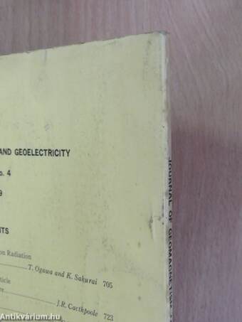 Journal of Geomagnetism and Geoelectricity 1969/4