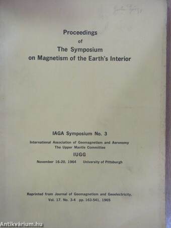 Proceedings of The Symposium on Magnetism of the Earth's Interior