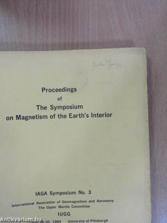 Proceedings of The Symposium on Magnetism of the Earth's Interior