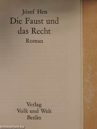 Die Faust und das Recht