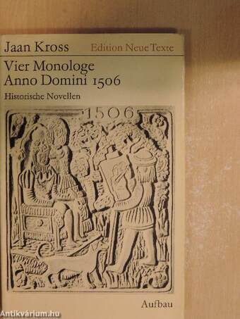 Vier Monologe Anno Domini 1506