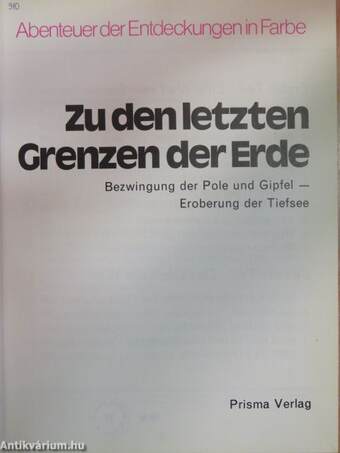 Zu den letzten Grenzen der Erde