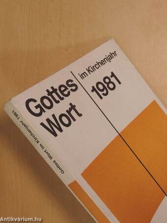 Gottes Wort im Kirchenjahr 1981 A/1