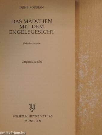 Das Mädchen mit dem Engelsgesicht