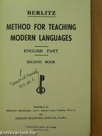 Method for Teaching Modern Languages II.