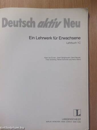 Deutsch aktiv Neu 1C - Lehrbuch