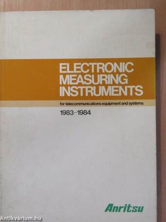 Electronic Measuring Instruments 1983-1984